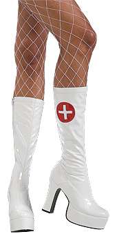 White Nurse Boots