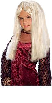 Long Blonde Wig Kid