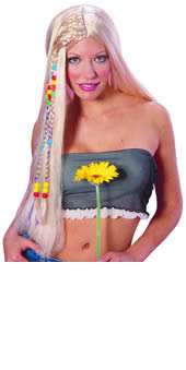 Hippie Long Blonde Wig