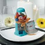 Favor Mini Gumball Machine Blue