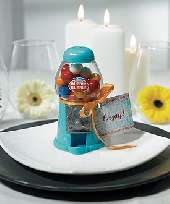 Favor Mini Gumball Machine Blue