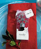 Bottle Stopper Snowflake Top