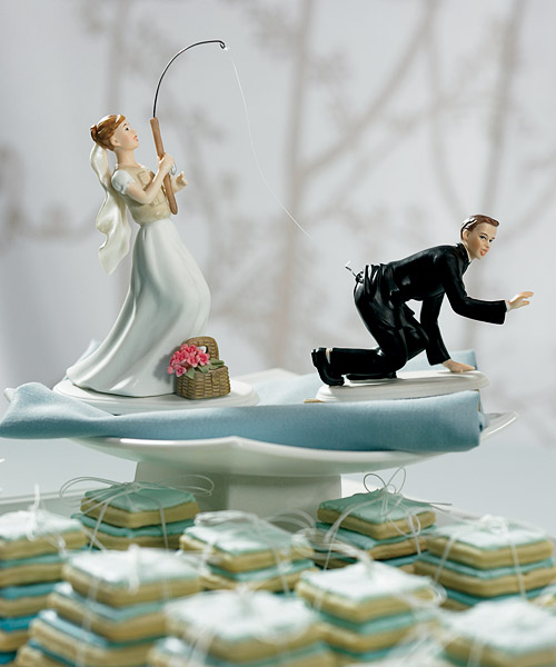 Cake Topper Gone fishing groom
