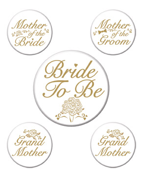 Bridal Family Buttons