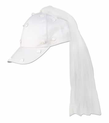 A Bride Cap with Veil