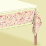 Tableware Bridal Shower Dazzling Rosegold Table Cover