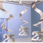 25th Anniversary Decor – Hanging Swirl