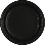 Tableware Black Paper Plates – Lunch 24ct