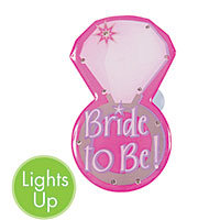 A Flashing Button Bride To Be Ring
