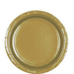 Tableware Gold Paper Plates – Lunch