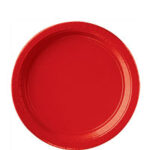 Tableware Red Paper Plates 9in 20ct