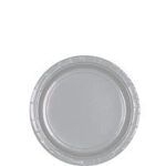 Tableware Silver Paper Plates - Dessert 24ct