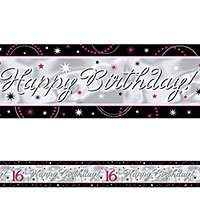 16 Sweet 16 Sparkle Banner – Large Sign