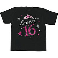 16 Sweet 16 - Sparkle T-Shirt