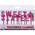 Sweet Sixteen – Toothpick Candles