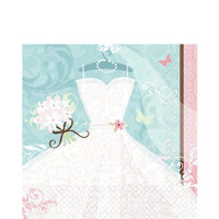 Tableware Bridal Shower Something Blue Napkins 36ct