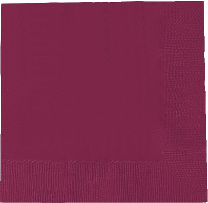 Tableware Burgundy Lunch Napkins 50ct