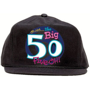 Oh No Big 50 Birthday Hat