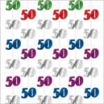 A Year 50th Birthday – String Decoration