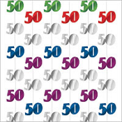 A Year 50th Birthday – String Decoration