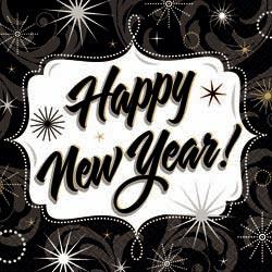 Tableware A Newyear Gala Luncheon Napkins 36 ct