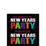 Tableware Beverage Napkins New Year