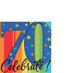 A Year 70 Celebrate Napkins
