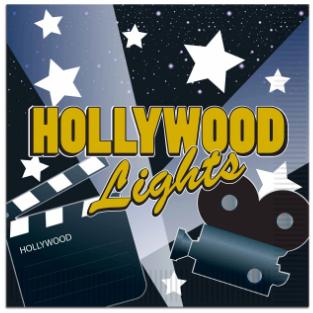 Hollywood Lights Lunch Napkins