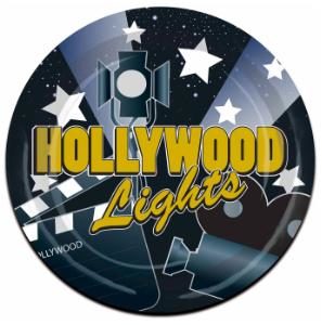 Hollywood Lights Plates 9"