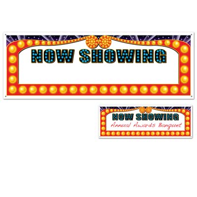Banner Now Showing 60x21in