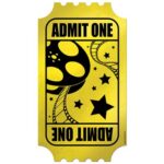 Hollywood Foil Golden Ticket