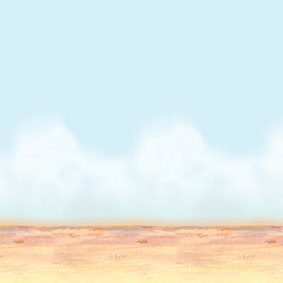 Decor Backdrop Desert Sky & Sand 4x30feet