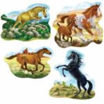 Barn Cutout Horse 4ct