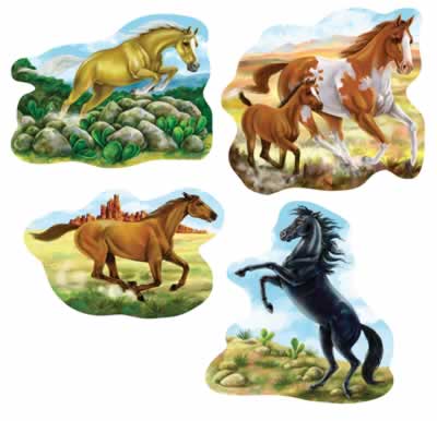 Barn Cutout Horse 4ct
