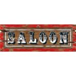 Cutout Saloon Sign