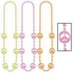 60’s Peace Sign Beads