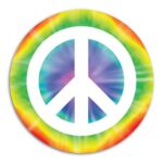 60's Cutout Peace Sign 13.5in