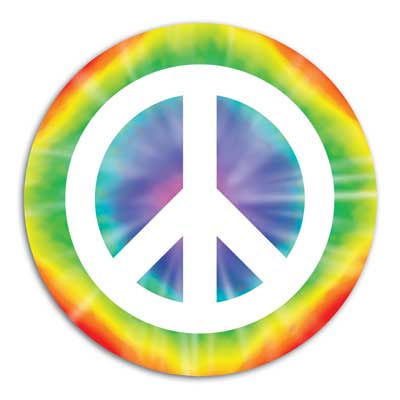 60’s Cutout Peace Sign 13.5in