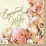 Tableware Dazzling Rosegold Lunch Napkins