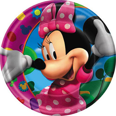 Minnie Mouse Club House 9″ Plates