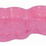Favor Bear Plastic Tray Pink