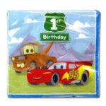 1st Birthday Pixar Cars Lunch Napkins