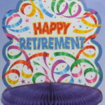 Happy Retirement Centerpiece