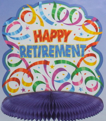Happy Retirement  Centerpiece