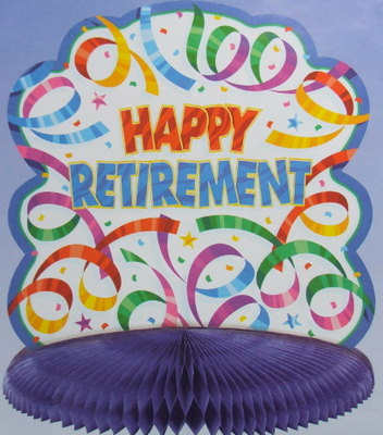 Happy Retirement Centerpiece