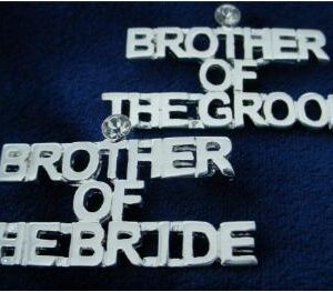 Bridal  Party  Pin Brother Of The Bride