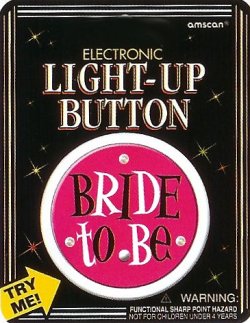 A Bride To be Button Flashing