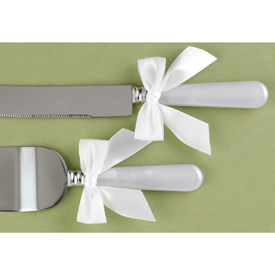 Cake Serving Faux Pearl Handle