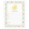 Baby Shower Ducky Inviations 20ct