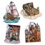 Cutouts Pirate 4ct